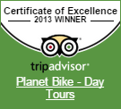 Tripadvisor Certificate of Excellence 2013