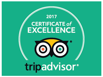 Tripadvisor Certificate of Excellence 2017