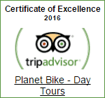 Tripadvisor Certificate of Excellence 2016